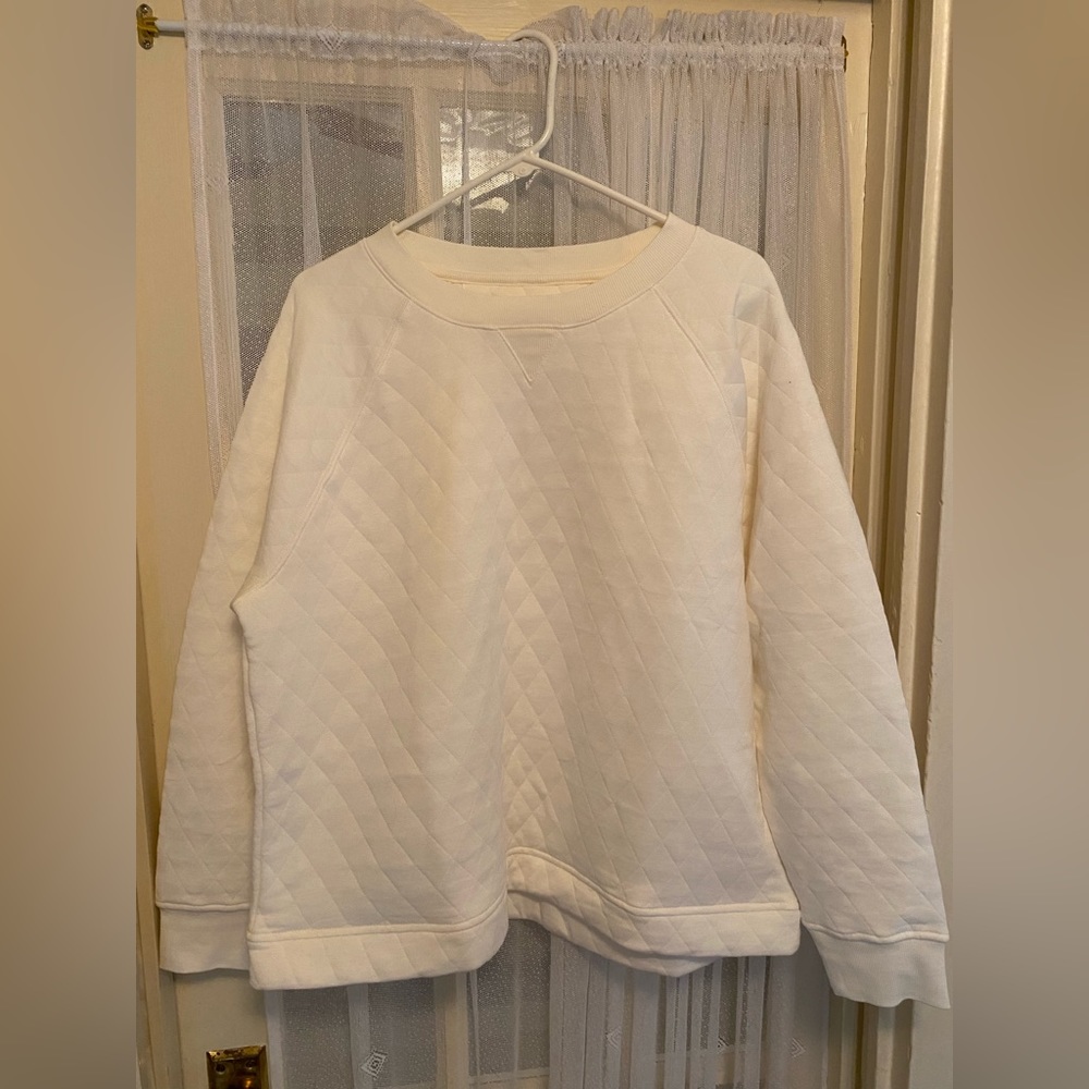 NWT Haven Well Within Quilted Crewneck Sweater